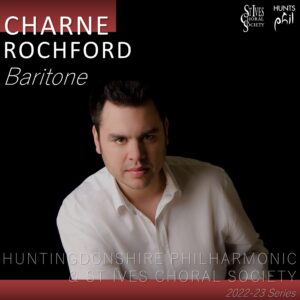 Baritone soloist for June concert: Charne Rochford