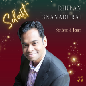 Dhilan Gnanadurai to sing in Christmas Concert 2023